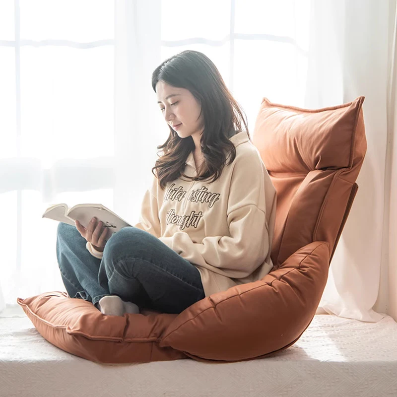 Lazy Sofa Single Living Room Floor Tatami Computer Office Chair Balcony Window Reading Chair Bedroom Recliner Furniture