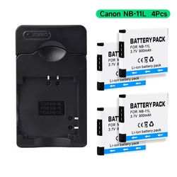 NB-11L NB 11L NB-11LH Digital Camera Battery + Charger for Canon PowerShot A2400 A2500 A2600 A3400 A3500 A4000 IS