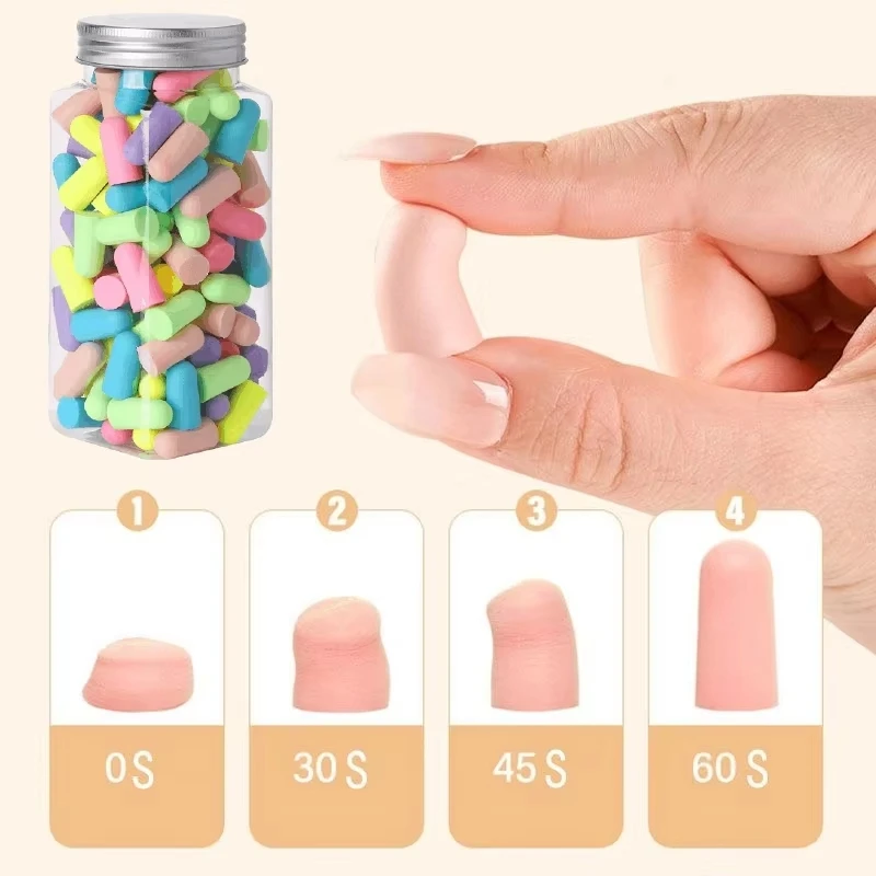 

Earplugs - Ultra-Effective Sound Blocking, Exceptionally Comfortable, Slow Rebound, Universally Suitable for Men and Women