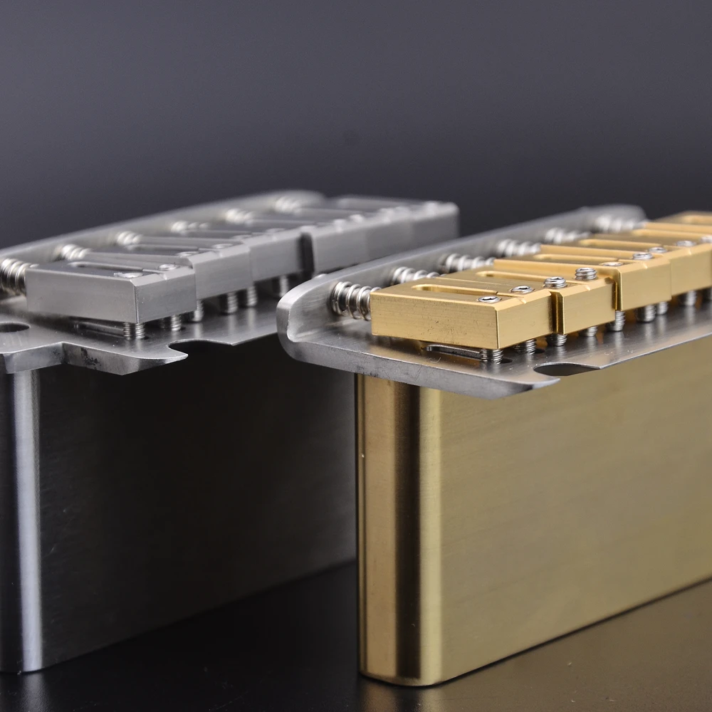 2 Point 510 Style Tremolo Bridge with 10.5MM Stainless Steel / Brass/ Titanium Alloy Saddle and Block for St Ibz  JP(Origin)