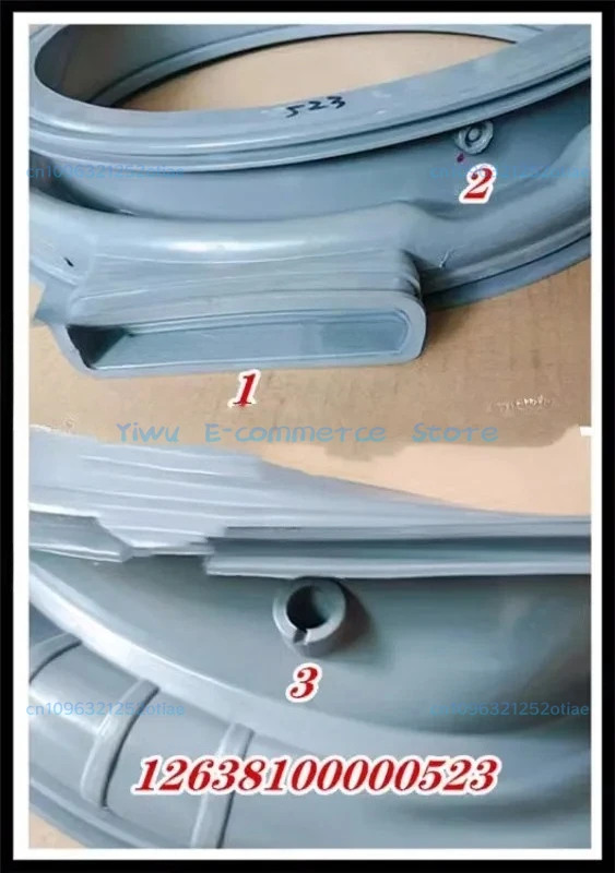 Suitable for Midea washing machine TD100-1618WMIDG-3047 door seal ring new product 12638100000523