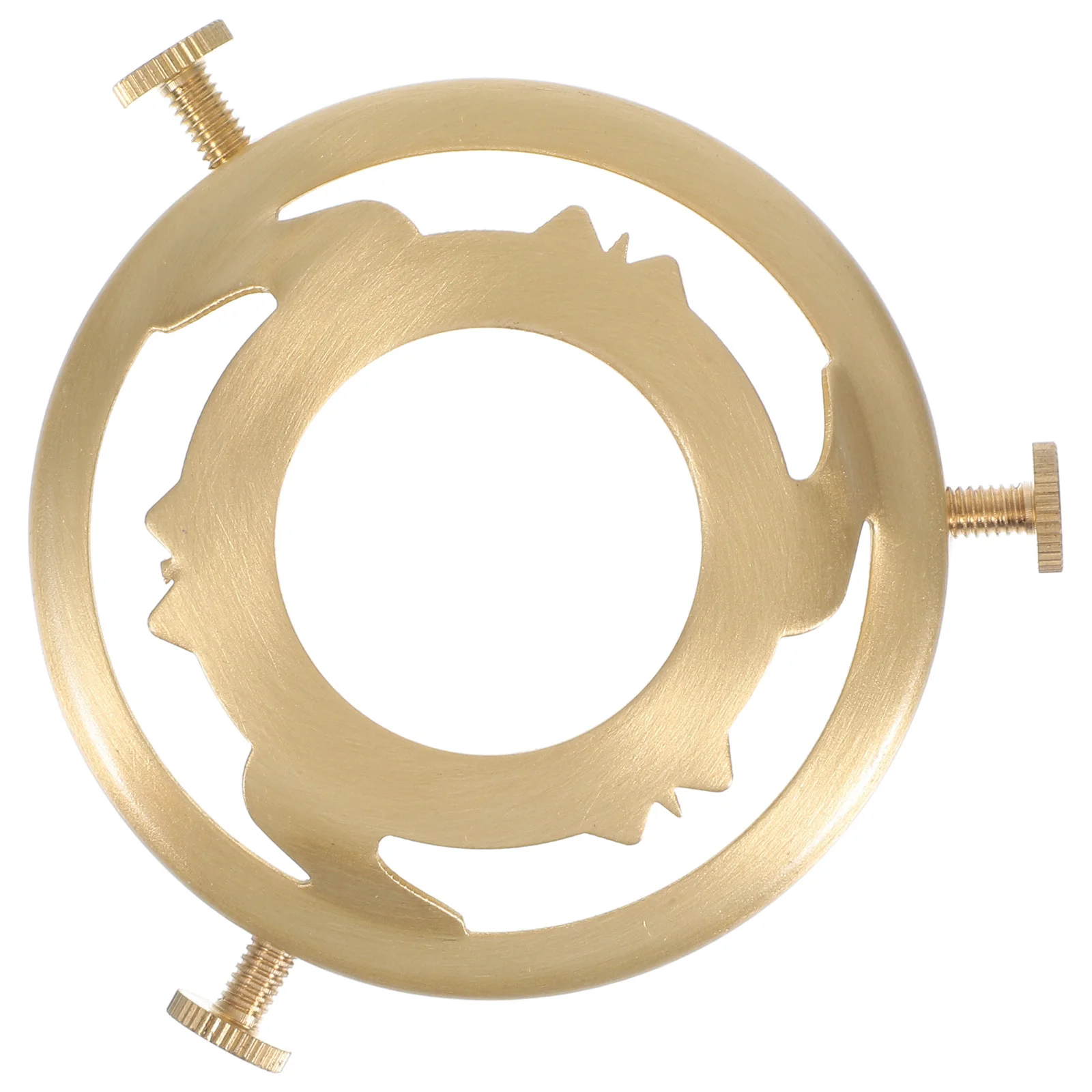 

Copper Lamp Shade Holder Bracket 3-Hole Ring For Table Floor Lamp Repair Pure Copper Socket Adapter Clip Lighting Fixture Parts