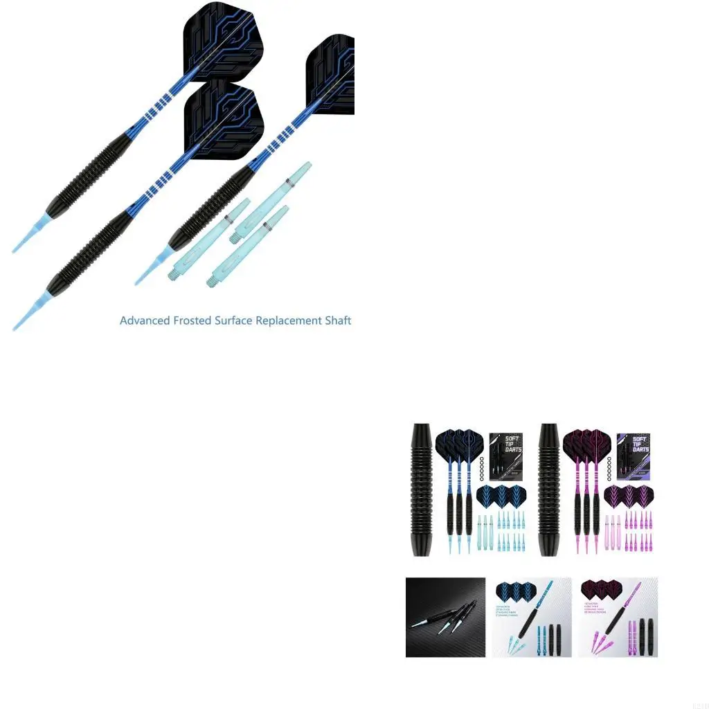 

Families Safe Soft Tip Steel Boomerangs Light weight Aluminum Shafts Travel Friendly Case for Skill Development