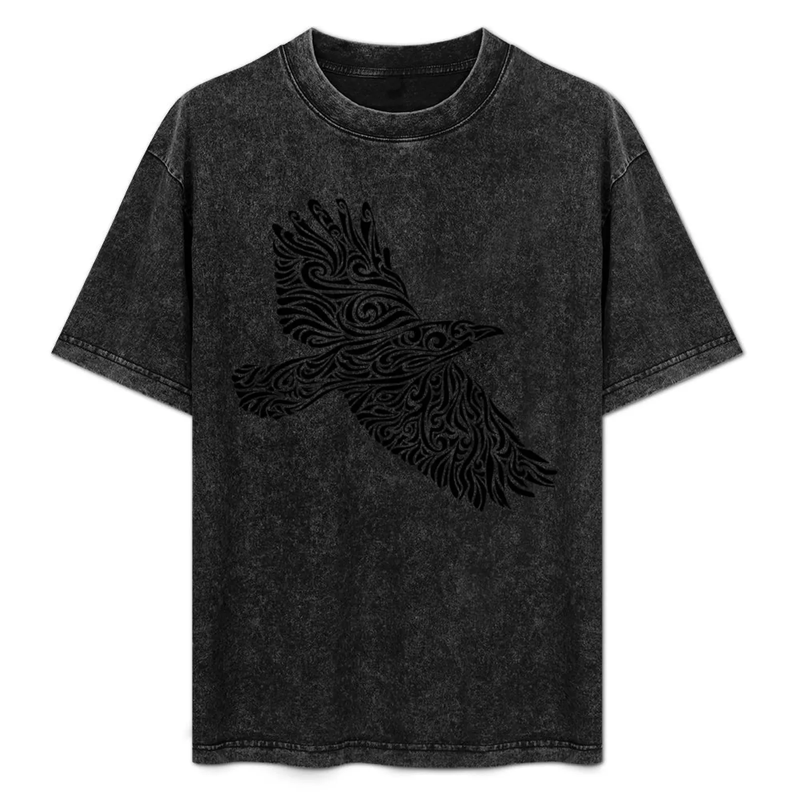 

Crow T-Shirt Urban Casual Loose Fit Tee