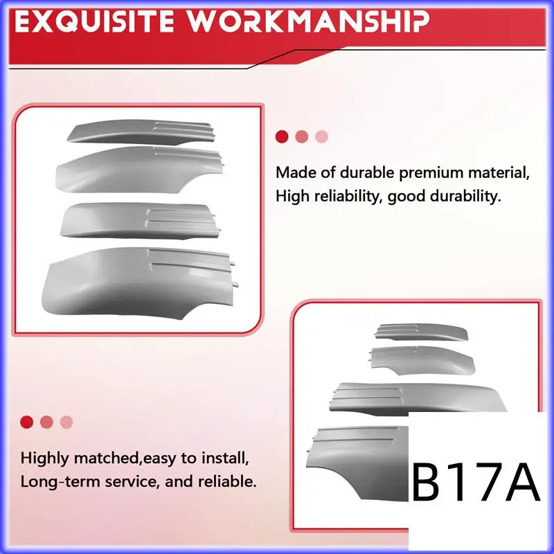 

BT-4PCS Car Auto Exterior Rack Roof Rack Rail Retrofit End Cover Dome Holder Case Cap For BMW E71 E72 X6 2008-2014