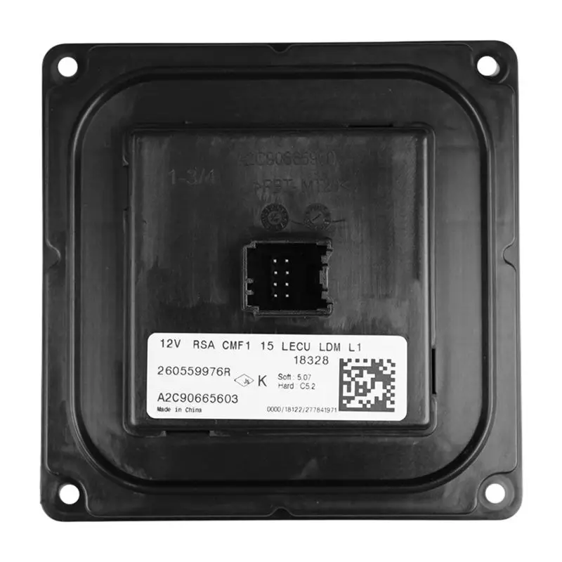 #57V Automotive Parts & Accessories,Car Headlight Driver Unit Module 260559976R for Renault Megane Captur (Black)