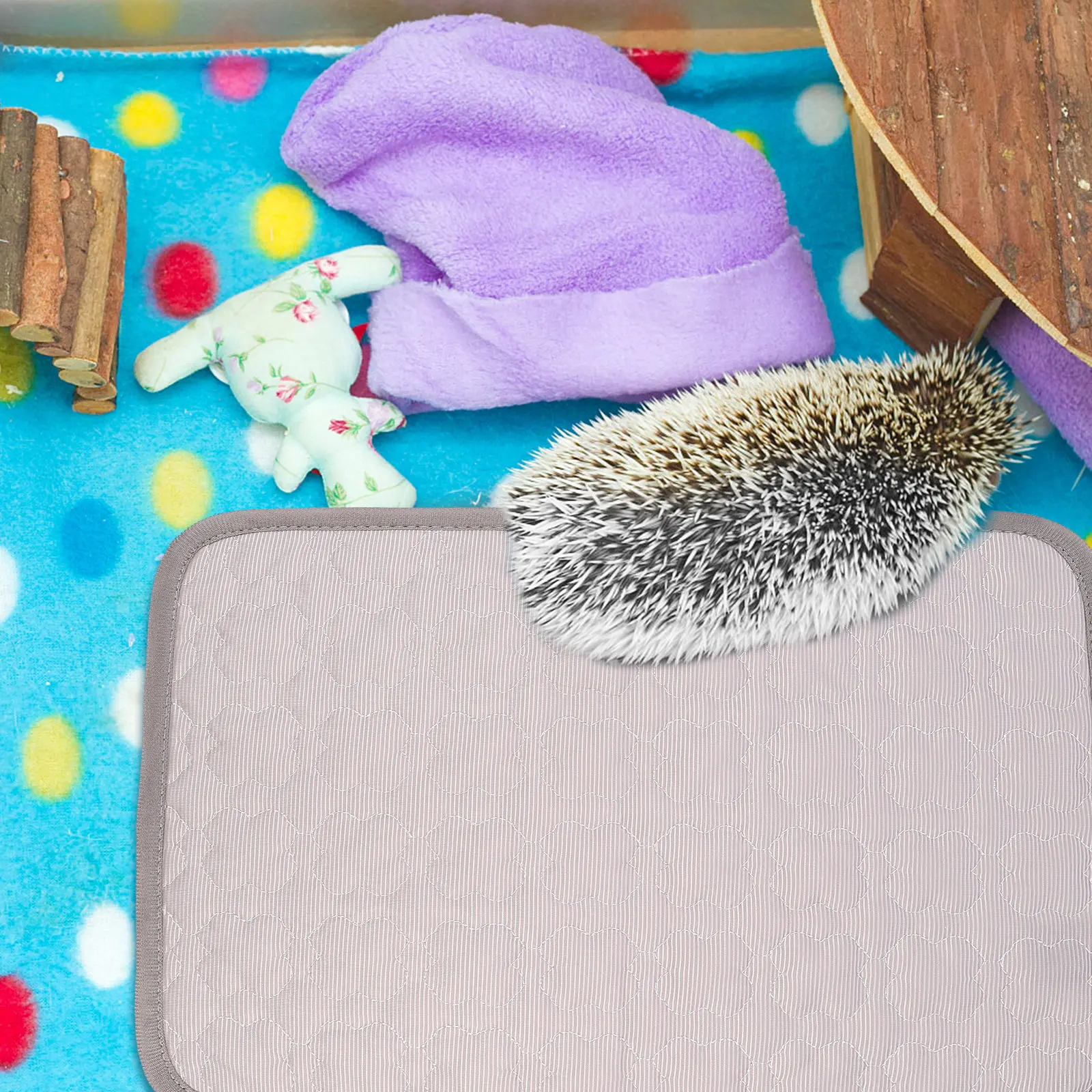 3Pcs Small Animal Cooling Mat Pet Summer Pad Washable Hamster Guinea Pig Chinchilla Rabbit Cooling Bedding Scratch Resistant