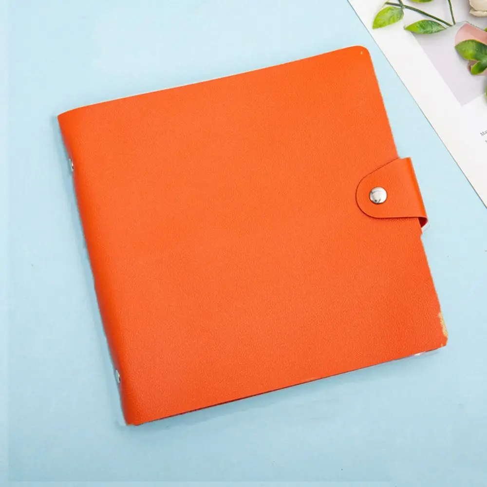 PU Leather Money Savings Binder Portable Waterproof Envelop Savings Challenges Book Refillable Handbook Savings Notebook