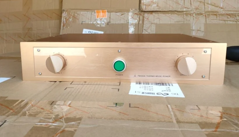 

FM series FM300A all-aluminum amplifier case DIY assembly case Audio amplifier case Size:L445*W350*H90 MM