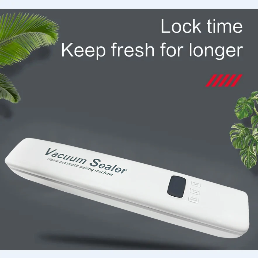 Macchina confezionatrice sottovuoto per sacchetti per alimenti Macchina confezionatrice sottovuoto Risparmio alimentare Nuovo di alta qualità per plastica elettrica domestica