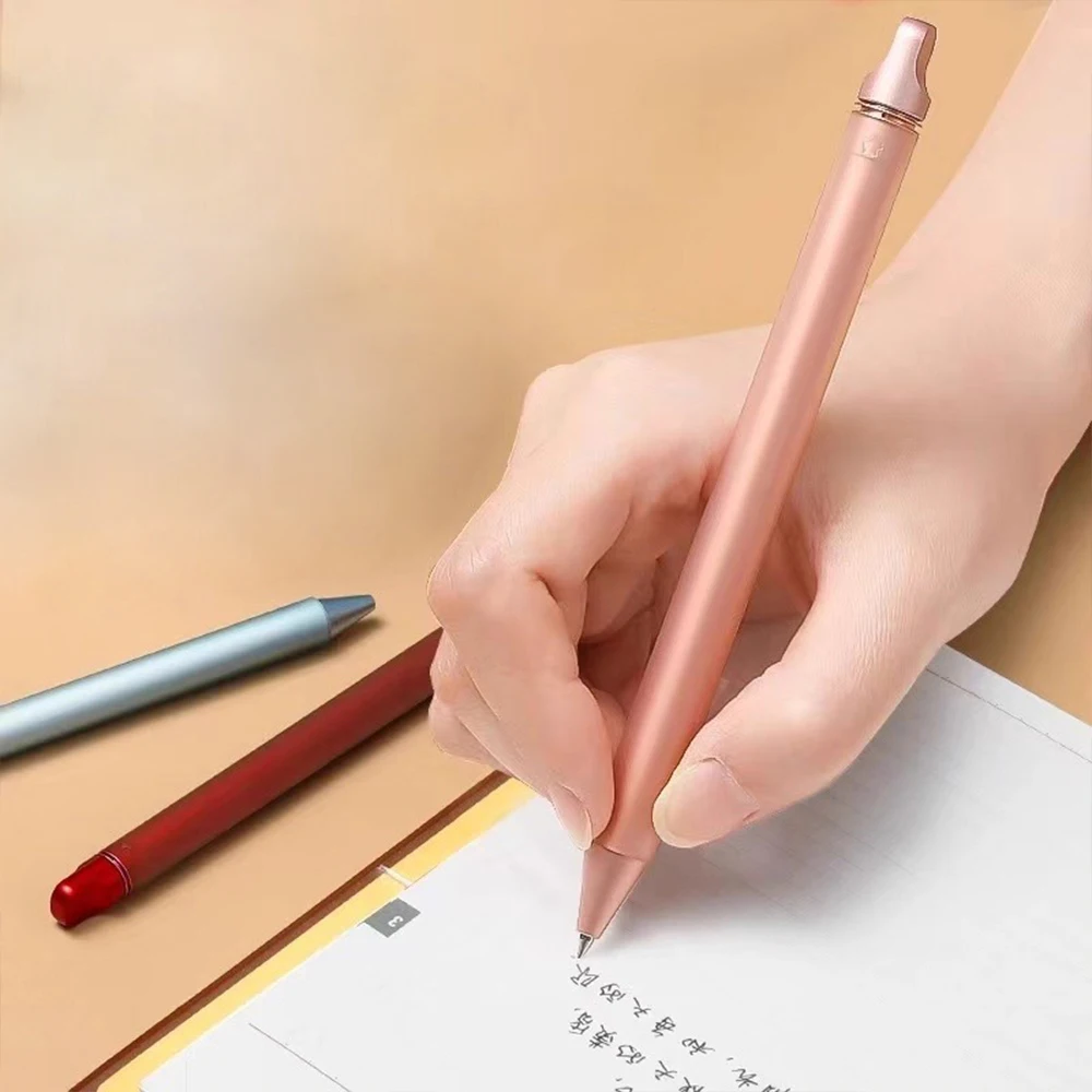 Japan SAKURA 002 Retro Brass Rotating Signature Pen 0.5mm Metal Matte Advanced Neutral Pen
