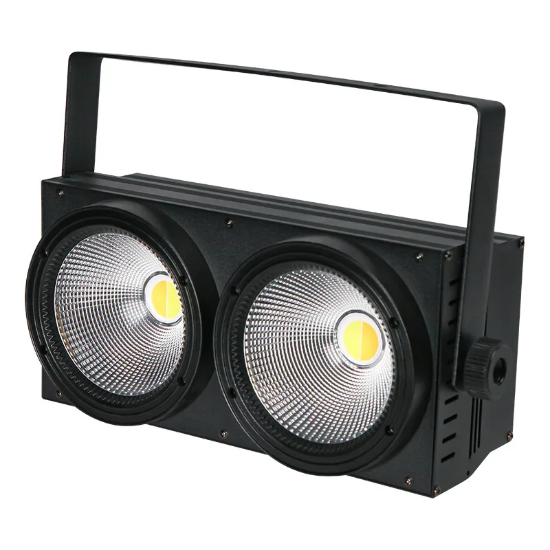 

Светодиодный прожектор COB 100 Вт с двумя линзами, теплый белый свет, для сценических выступлений, создания атмосферы, лучевой свет