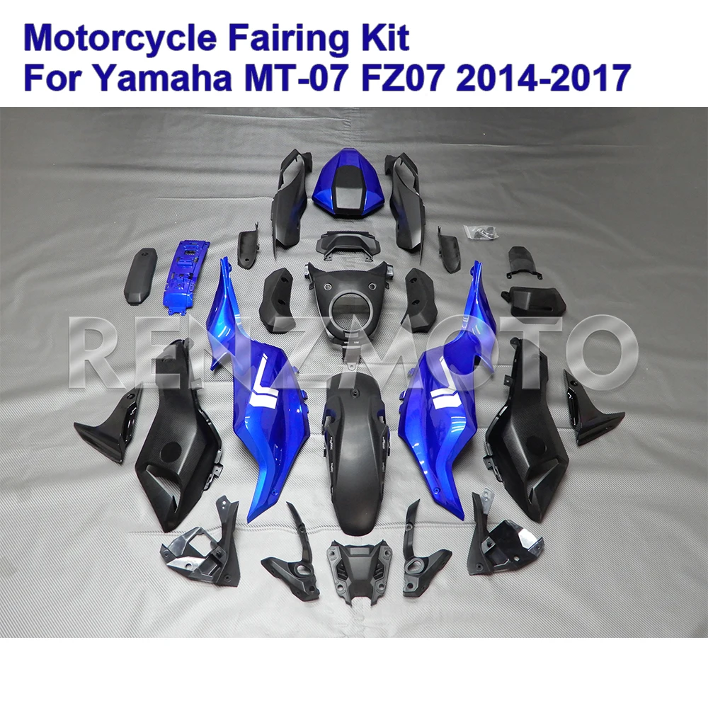 For YAMAHA MT-07 FZ07 2014-2017 Fairing Motorcycle Set Body Kit Decoration ABS Plastic Guard Plate Accessories Shell Injection