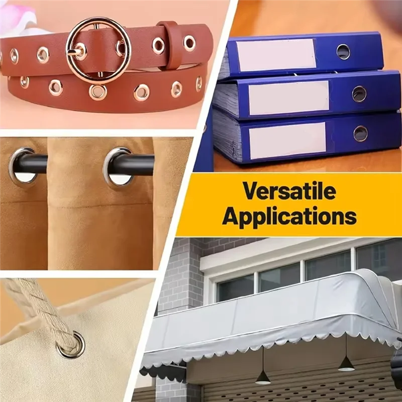 

Fresh Grommet Pliers 3/8 Inch 10Mm Kit With 200 Set Eyelet Grommets Handheld Hole Punch Tools For Leather Canvas Projects Clothi