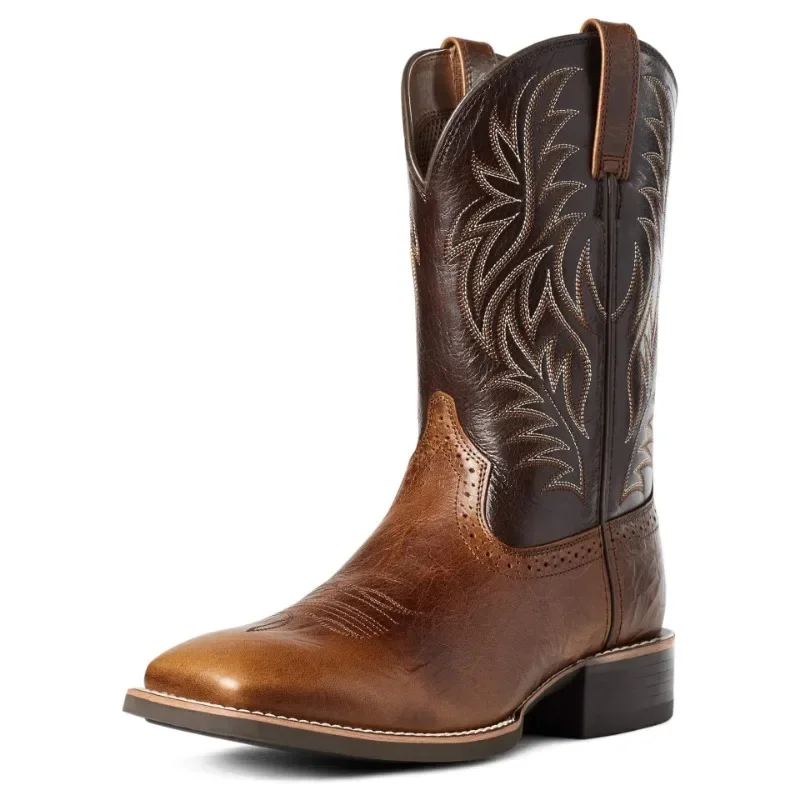 Luxury Men's Shoes Embroidery Retro Handmade High Boots Western Cowboy Boots for Men Pointed Toe Boots Outdoor Motorcycle Boot