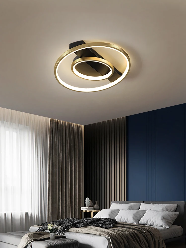 Bedroom light LED Nordic room ceiling light Modern minimalist and atmospheric small living room light Household lighting fixture