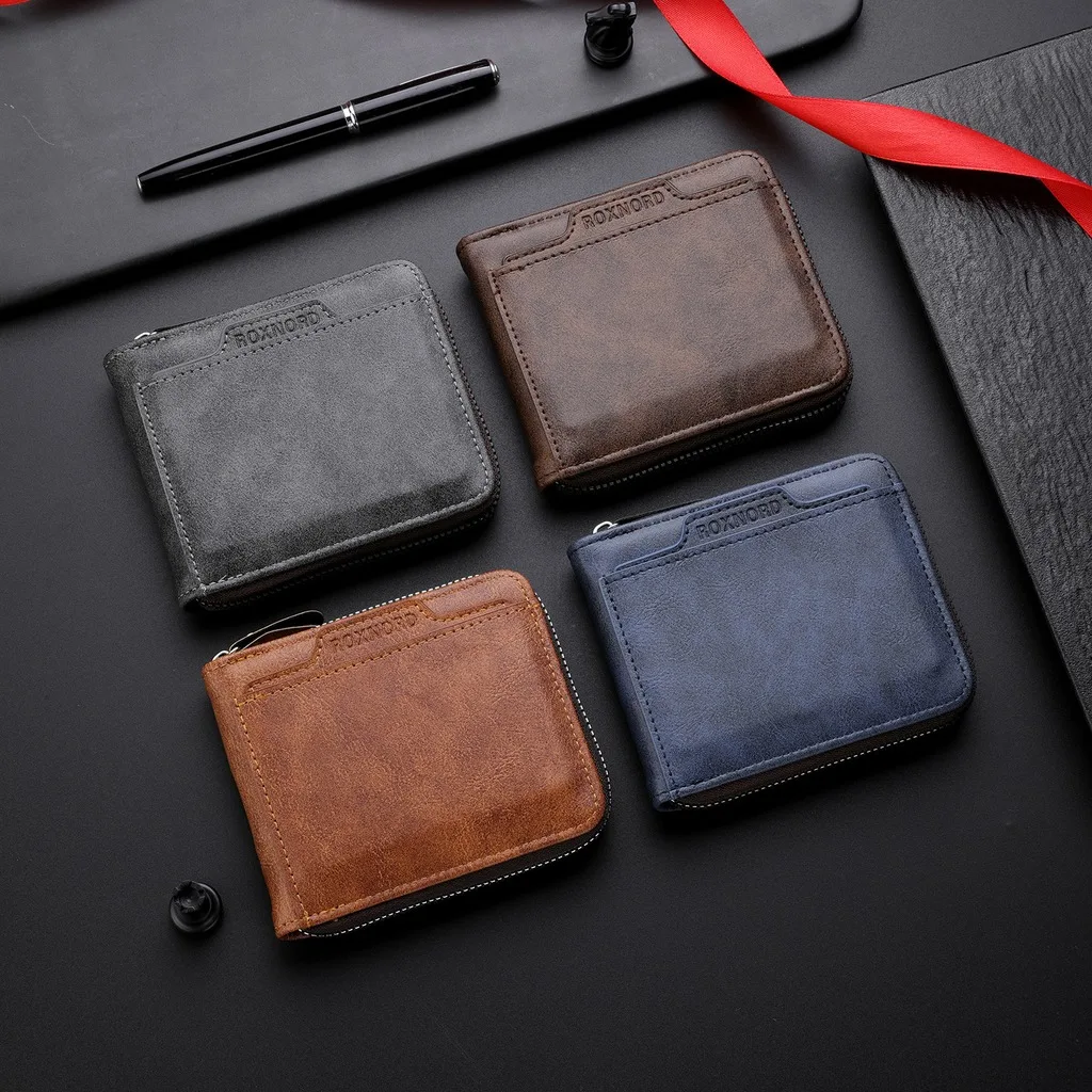 Men'S Wallet Bifold Driver License Wallet Portable Wallet Portable For Business Work Men Male Friends