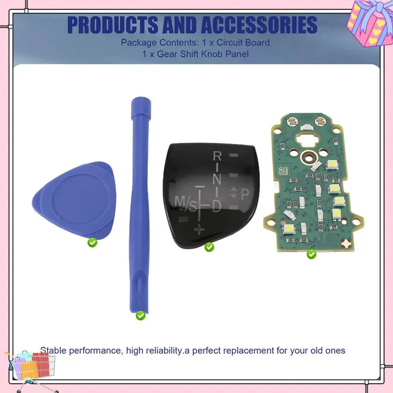 

A77T-Car Gear Shift Knob LED Panel Circuit Board For BMW F-Chassis M Sport 3 4 5 6 7' X6 X5 X4 2013-2019
