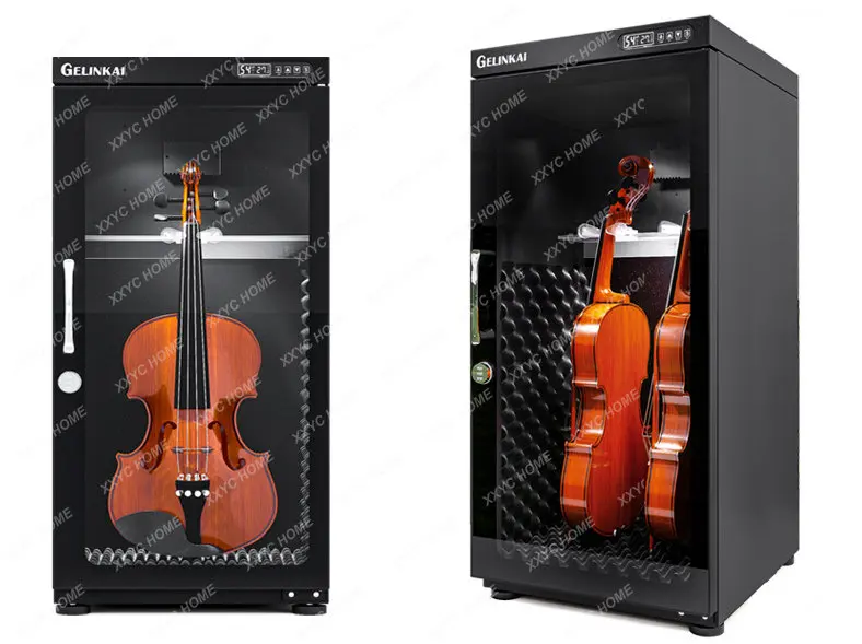 Dehumidification Humidifier Cabinet Moisture-Proof Drying Box Bass Violin Musical Instrument Moisturizing and Humidity Cabinet