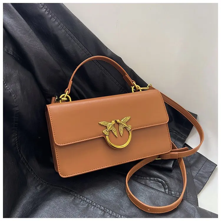 

2025 Chain Strap Square Bag, Elegant Mini Crossbody Bag for Women, Sophisticated Small Shoulder Purse, Fashion Evening Bag