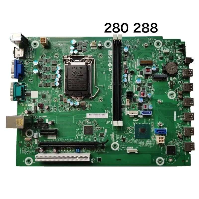 Per la scheda madre HP 280 288 Pro G6 MT M88061-001 L75370-005 M98850-001 Scheda madre testata al 100% OK completamente funzionante Spedizione gratuita