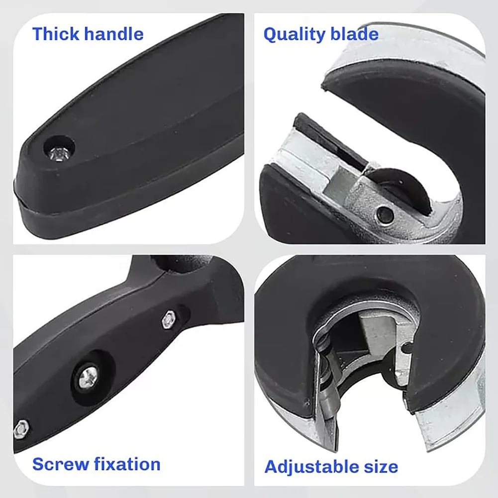 Efficient Ratchet Tube Cutter for Stainless Steel Copper Aluminum Pipes Cutting Range 8 to 29mm Single Hand Use