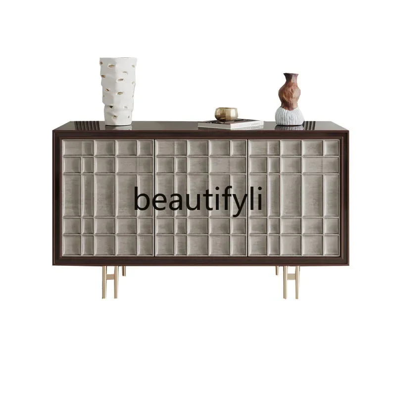 

XZZAmerican light luxury entrance cabinet French TV cabinet dining side storage neoclassical decorative cabinet