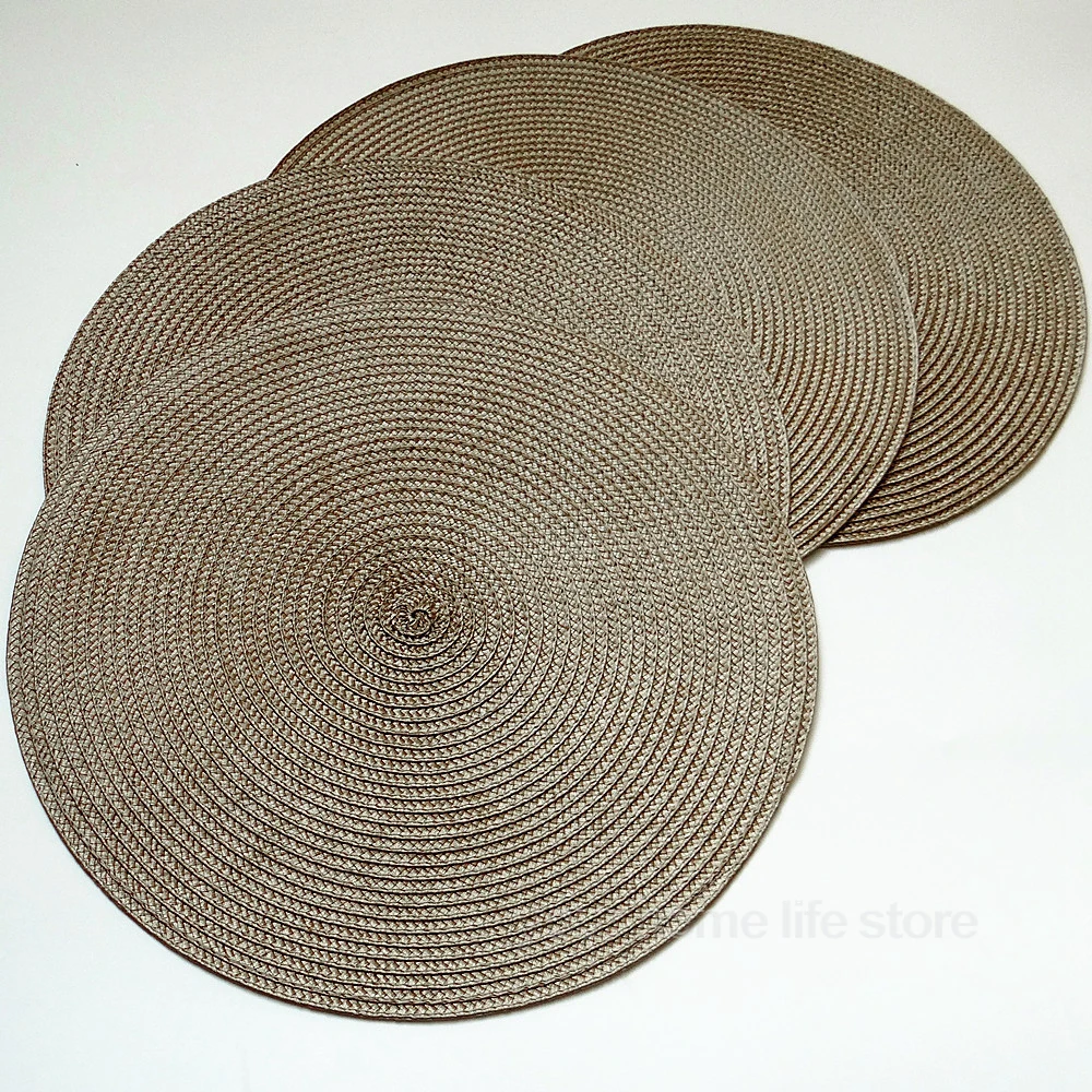 Braided Round Placemats Set 6