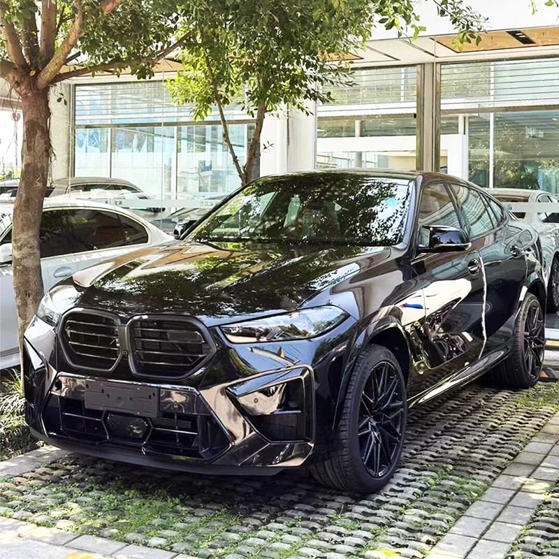 2023-2024 Car Modification Upgrade F96 Body Kit Front Rear Bumper Lip Side Skirt Engine Hood Headlight for X6 G06