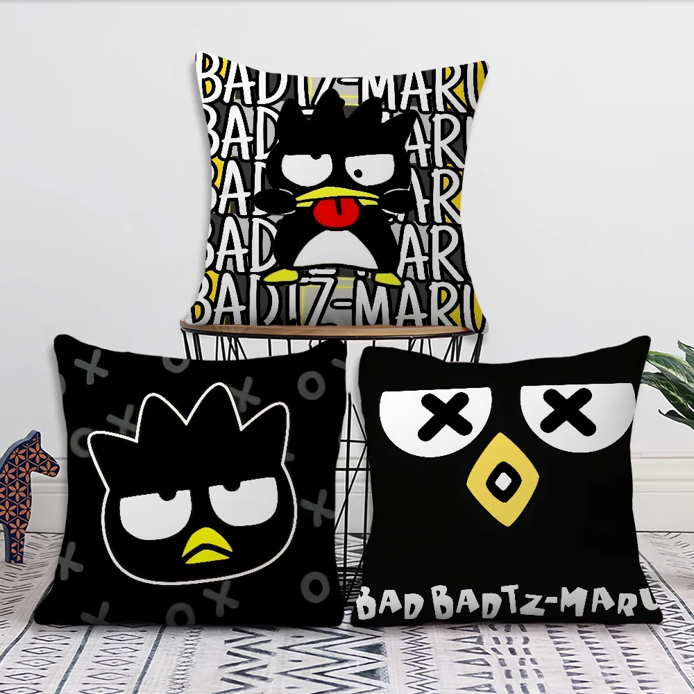 BAD Comfortable soft Pillow Case B-BADTZ for Sofa Living Room Home Decor Protective MARU Cover Cartoon Without PillowInsert