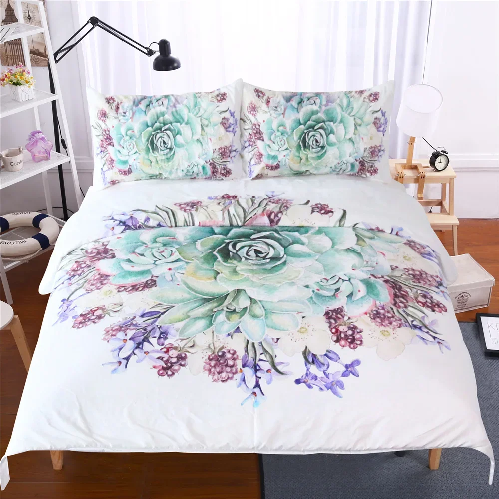 

BEST.WENS European And American Style 3d Duvet Covers Pillowcases Comforter Bedding Sets Bedclothes Bed Linens Jacquard