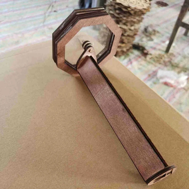 Holz DIY Kaleidoskop Kit Outdoor Kinderspiel zeug Kleinkind rotierende Kaleidoskop Set Kaleidoskop Kit 1Set