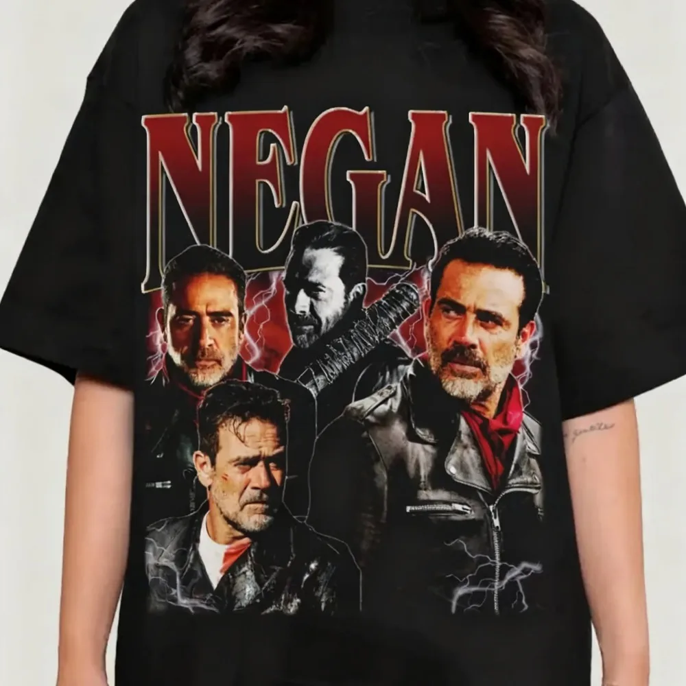 Retro Street Style 'The Walking Dead' Summer New Item Suitable for Both Men and Women, Casual and Fashionable T-shirt