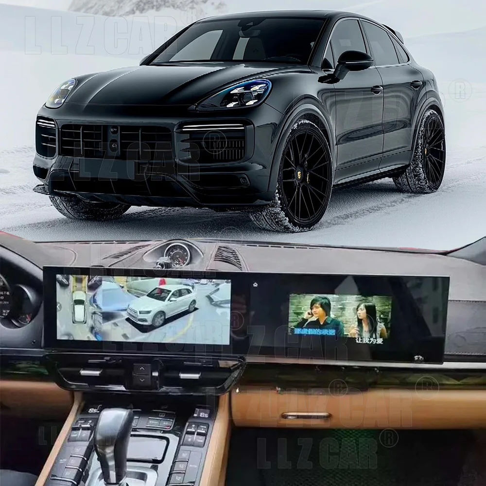 Carplay لبورشه cc 2011-2017 ترقية شاشة مزدوجة تفاعلية 12.3 بوصة + 12.3 بوصة 8 + 128 مشغل فيديو الوسائط المتعددة أندرويد