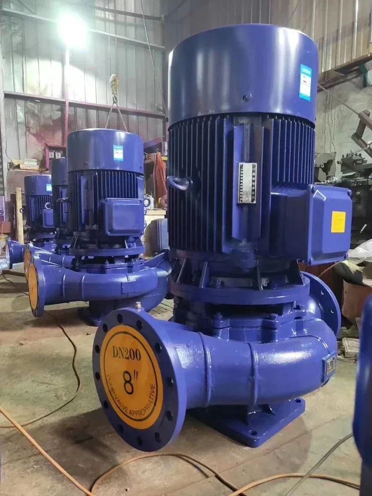 Cast iron vertical pipeline centrifugal pump ISW horizontal booster pump single-stage hot water explosion-proof circulating