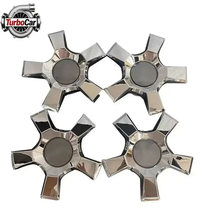 4Pcs Five Claw Aluminum Wheel Center Cover Electroplating Modified Hub Cap Land Cruiser LC200 For Lexus LX570