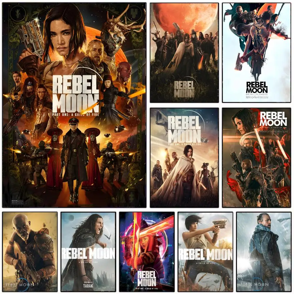 Sci-Fi Movie R-rebel Moon Poster Modern Home Decoration Interior Design & Contemporary Wall Art Collection