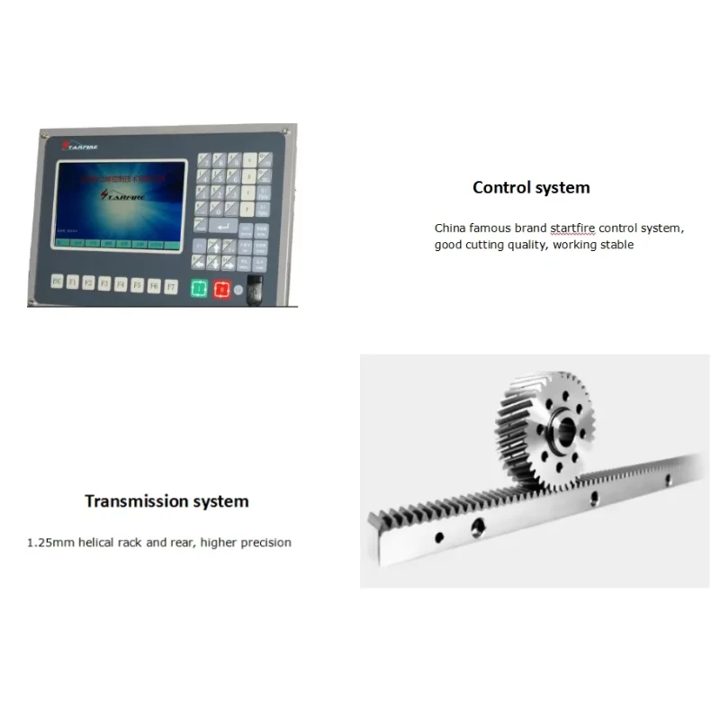 Cnc Plasma Machine Professional Table Type 1540 CNC Plasma Cutting Machine for Metal Sheet and Pipe