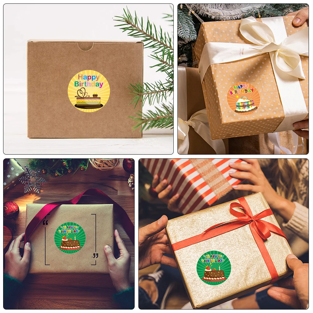 

Copper Plate Stickers 3pcs Birthday Gift Label Decor Kids Christmas Party Favor File Folder Tags Adhesive Badges