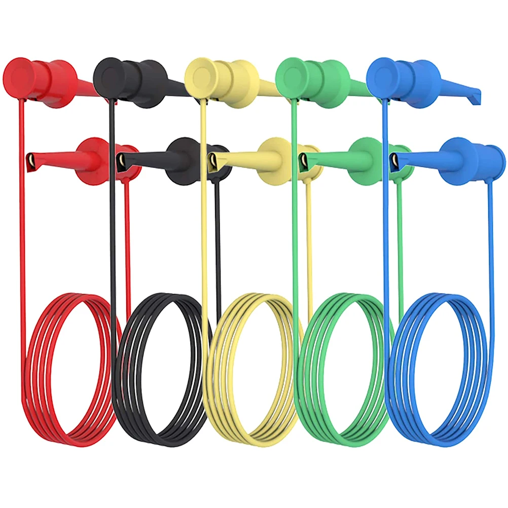 

Test Leads Mini Grabber Copper Wires High Quality Electrical Conductivity Firm Non Deform Low Current Testing Light Electronics