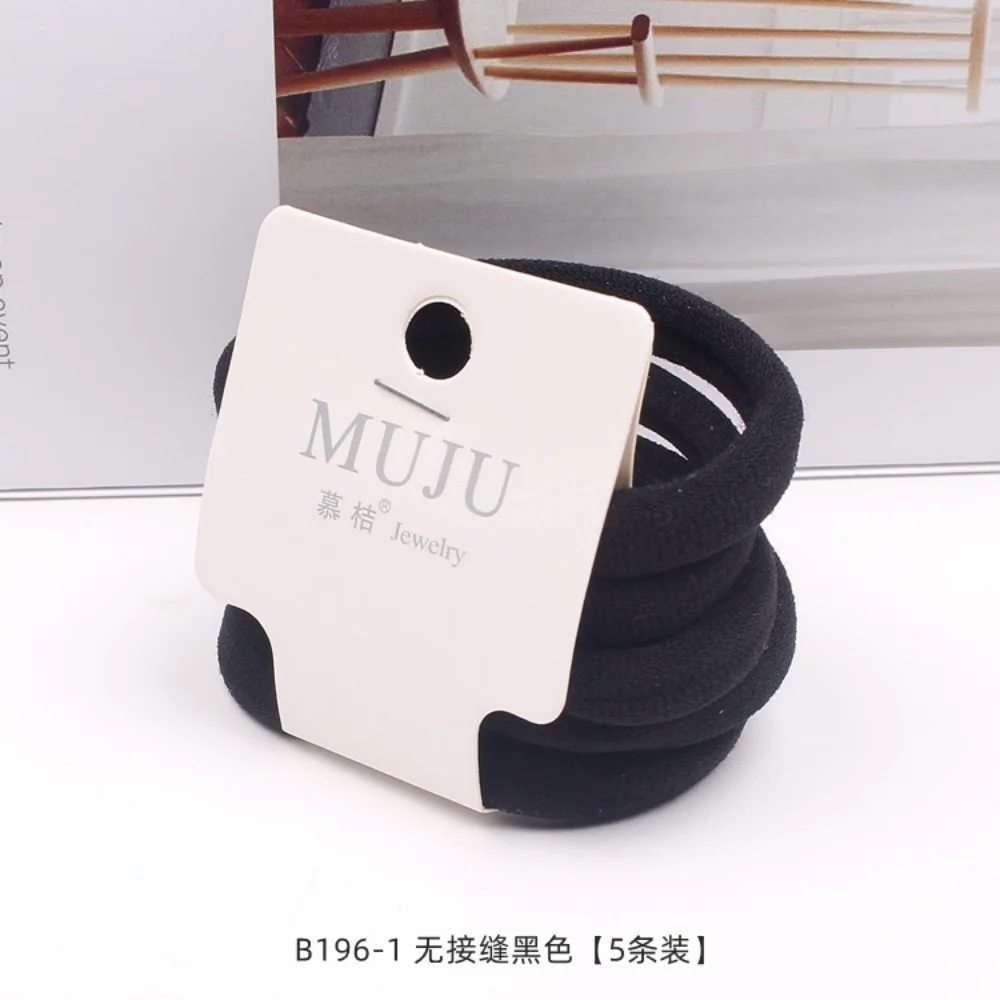 Fashion High Elasticity Hair Ties for Women And Girls Non-Damaging Rubber Bands Basic Headbands Hair Accessories Headwear