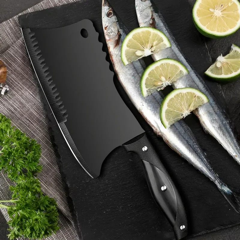 Kitchen knife New knives for Chinese chefs Chinese kitchen knife, blade knife - cutting meat, chopping small bone knife-1pcs