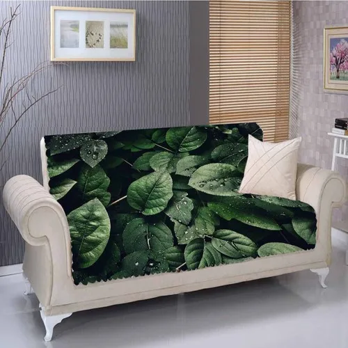 Else Green Leaves 3D Seat Cover Case-180 X225Cm