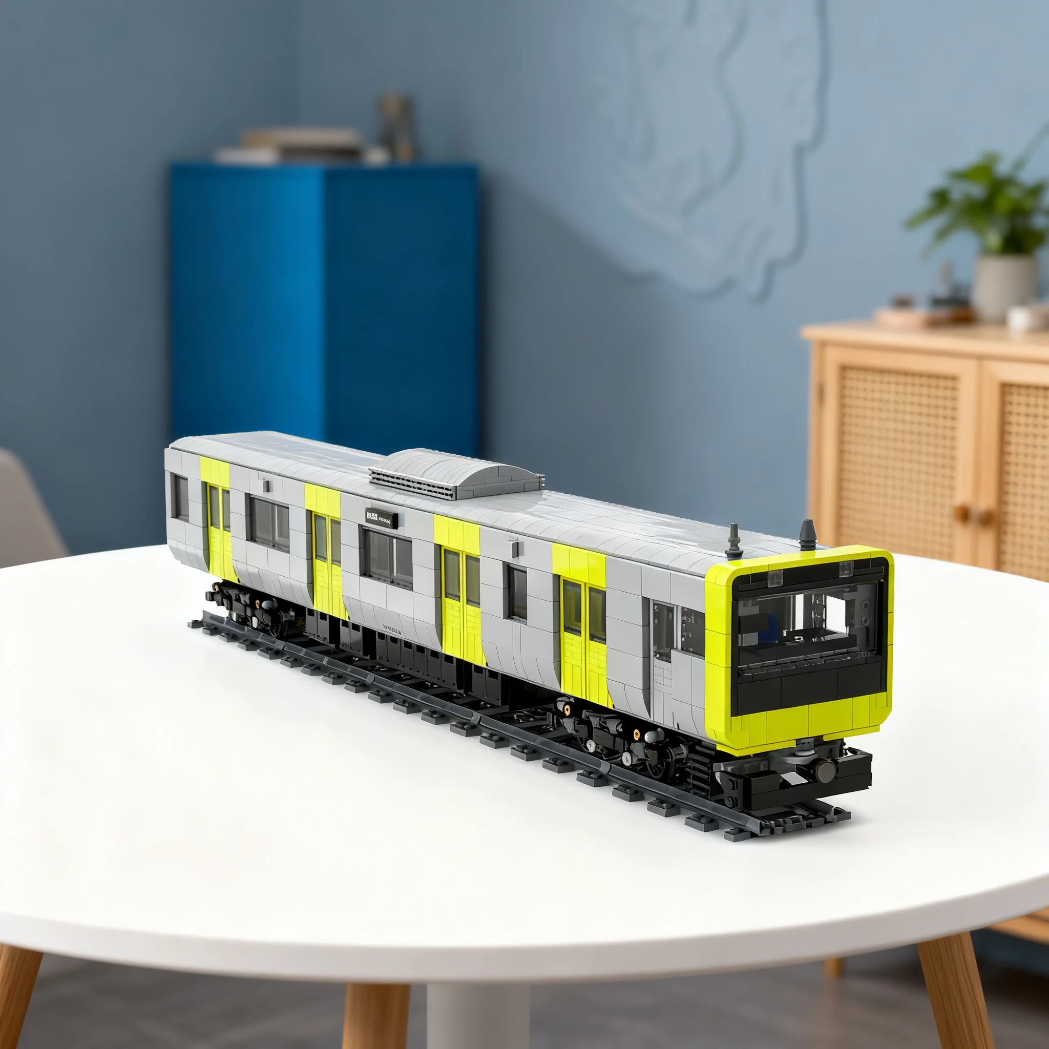 2489pcs MOC Train JR East E235 Commuter Train Model Toys Building Blocks Architecture Christmas Gifts DIY Brick Assemble Idea