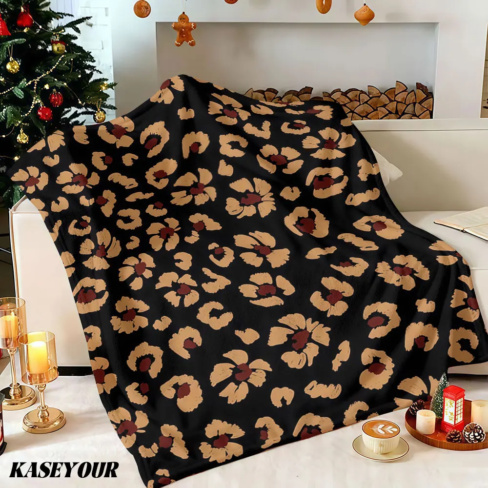 Vintage Abstrakte Blumenmuster Winter Sommer Flanell-Decke Fleece-Überwurf Weiche Flauschige Gemütliche Fleece-Decken für Sofa Ideale Geschenke