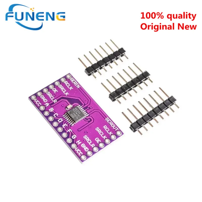 10pcs/lot SN74HC595 74HC595 HC595 8-bit serial input and parallel output displacement buffer