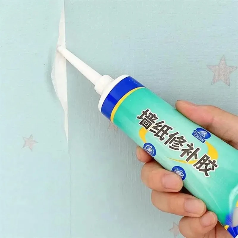

Wallpaper glue repair wallpaper glutinous rice glue paste warped edge repair special wallpaper free adjustment household glue