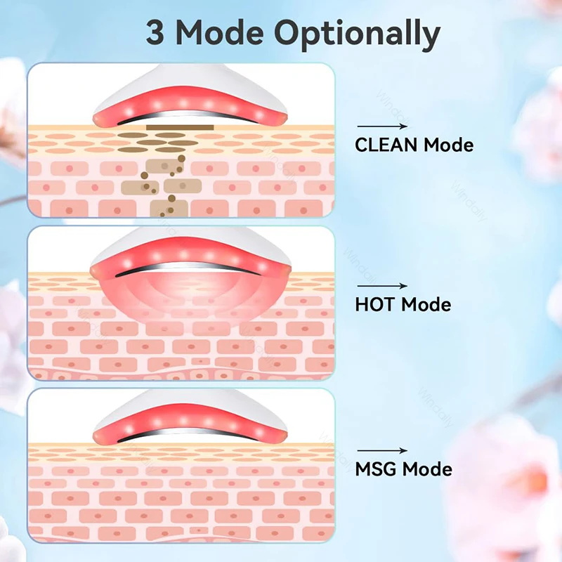 Dispositivo de belleza para la cara y el cuello, máquina de Estiramiento Facial de microcorriente EMS, masajeador Facial LED con vibración, removedor de papada, herramientas para el cuidado de la piel