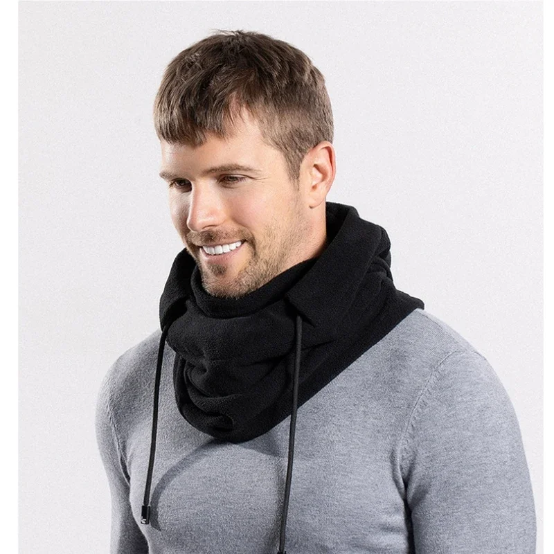 الشتاء الحراري الصوف بالاكلافا وشاح الرياضة في الهواء الطلق التزلج قناع الوجه الرقبة أدفأ سنود هود قبعة يندبروف الباردة الدافئة ركوب قبعة #3