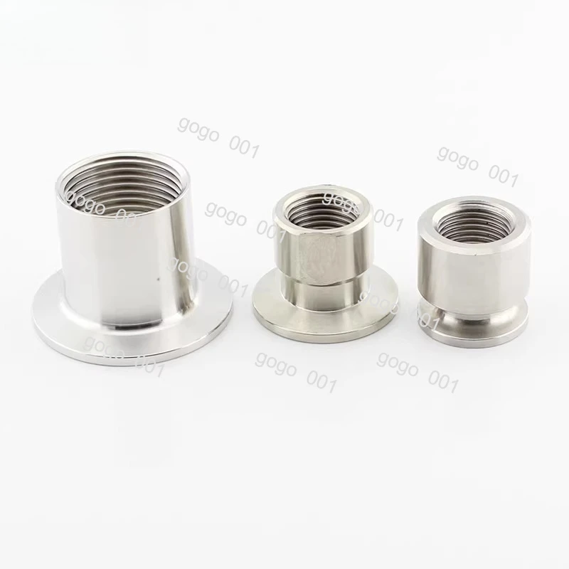 Stainless steel vacuum KF quick-connect internal thread pressure gauge adapter clamp thread M20 M14 KF16 25 40